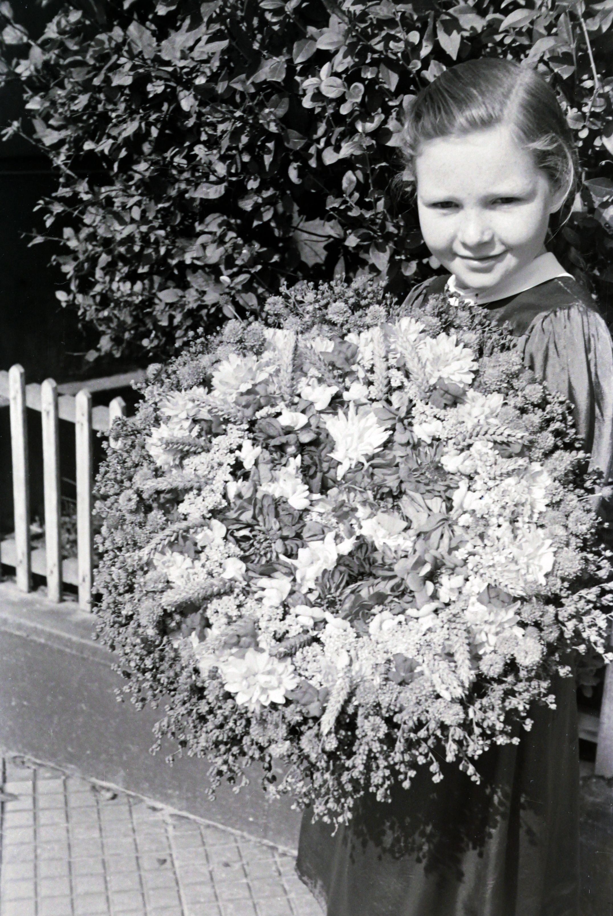 Kräuterbüschelweihe im August 1950, Bilder von Friedrich Strohm
