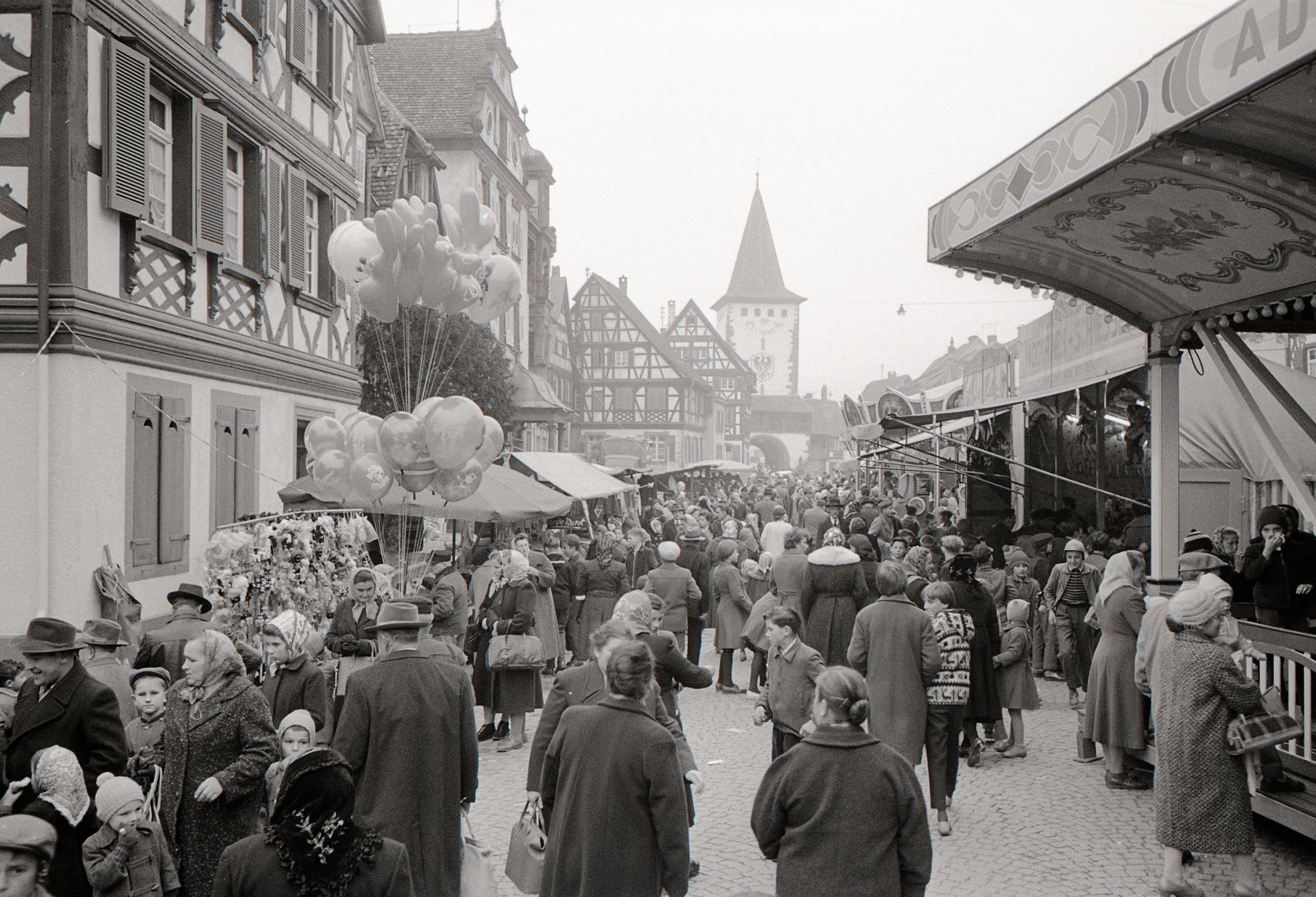 Martinimarkt in Gengenbach, Bilder von Friedrich Strohm